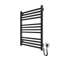 Vonios kambario rankšluosčių džiovintuvas HF LONDON 165W/230V 77x53 cm juodas, dešinės pusės