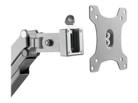 Tripp Eaton Tripp Lite Series Single-Display Flex-Arm Desktop Clamp for 17" to 32" Flat-Screen Displays - USB and Audio Ports, Aluminum - Befestigungskit - vollbeweglicher einstellbarer Arm - für Monitor - Aluminium, Stahl - Silber - Bildschirmgröße:
