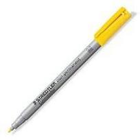 STAEDTLER Lumocolor NonPermanent-Marker 315M, gelb (315-1) Strichstärke: ca. 1,0 mm (mittel), Rundspitze, wasserlöslich - 10 Stück (315-1)