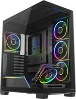 MODECOM Case VOLCANO STELLAR PLUS ARGB MIDI 5F Black | AT-STELLAR-PLUS-5F-ARGB-10 | 5903560982081