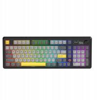 Klawiatura gamingowa mechaniczna AK980-V2 Gift switches-Black-Model-With-Screen RGB | AK980-V2-G-BGY | 6976412986604