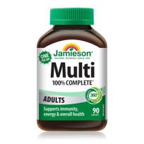 JAMIESON MULTI 100 Vitaminų ir mineralų kompleksas suaugusiems, 90 tablečių