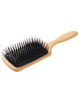 Keller Bürstenfabrik plaukų šepetys, suapvalinti plastikiniai šereliai, alyvuota buko rankena Keller 25.5cm
