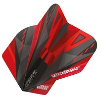 Smiginio strėlyčių sparneliai Winmau Prism Delta Black / Red