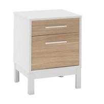 Kalune Design KMD-1411-MB-1 moderni naktinė spintelė su stalčiumi ir durelėmis
