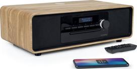 Muzikinis centras Bluetooth Micro-system - THOMSON - Wood/Black - FM/DAB+/CD/MP3/USB/Induction Radio, 75W, LCD Display, Remote Control, 230V Power