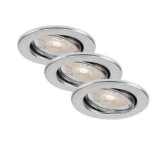 Brilo - 3 vnt. komplektas: dimeriuojami vonios įleidžiami LED šviestuvai DIMM LED/5,5W/230V IP23