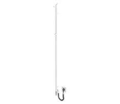 Vonios radiatorius RAY 35W/230V 150x30 cm IP44 nerūdijančio plieno/balta