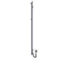 Rankšluosčių radiatorius RAY 35W/230V 150x30 cm IP44 nerūdijančio plieno/antracitas