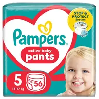 Sauskelnės-kelnaitės PAMPERS Pants, Giant Pack, 5 dydis, 56 vnt.