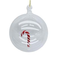 Kalėdinis papuošalas JOY CANDY GLASS D8cm, stiklas