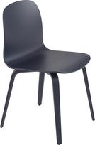 Muuto Kėdė Visu ant medinių kojų mėlynos spalvos