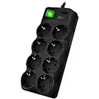 Sven Surge Protector SVEN  SF-08E-16 5,0 m, 16A, 3.6kW, (8 sockets with children protection), black SV-021726