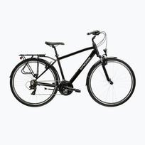 Vyriškas žygio dviratis KROSS Trans 1.0 black/silver/gloss