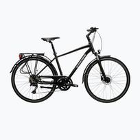 Vyriškas žygio dviratis KROSS Trans 7.0 Bg black/grey/gloss