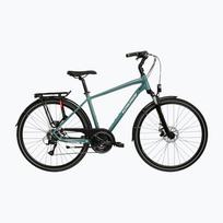 Vyriškas žygio dviratis KROSS Trans 3.0 green/silver/gloss