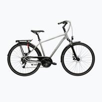 Vyriškas žygio dviratis KROSS Trans 3.0 silver/blue/gloss