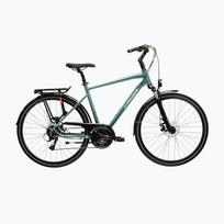 Vyriškas žygio dviratis KROSS Trans 3.0 green/silver/gloss