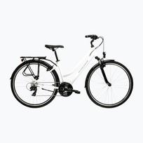 Moteriškas žygio dviratis KROSS Trans 1.0 In white/grey/gloss