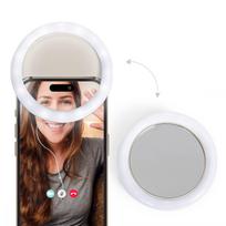 Žiedinė LED šviesos lempa telefonui