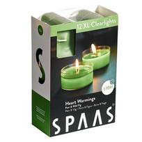 Kvapiosios žvakės SPAAS PEAR & WILD FIG, 10 H, 12 vnt.
