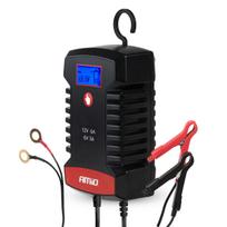 Skaitmeninis akumuliatoriaus įkroviklis AGM/GEL/LiFePO4 6A 6/12V PRO HOOK AMIO-04532