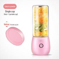 Nešiojama USB įkraunama elektrinė sulčiaspaudė vaisių ir sulčių spaudimui Juice cup balta
