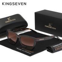 KINGSEVEN Men‘s Matte Frame Sunglasses Polarized UV400 Sunscreen Glasses Fashion Ultralight TR90 Women Causal Driving Eyewear black