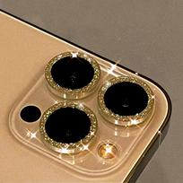 Luxury Diamond Camera Lens Protector Glass For iPhone 16 15 14 Plus 13 12 Mini 11 Pro Max Colorful Metal Lens Protective Film For iPhone 16 ProMax