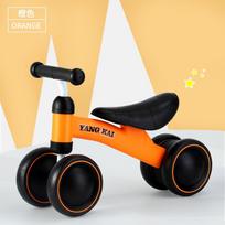 Kūdikių balansinis dviratis Išmokite vaikščioti Vaikas Vaikščiojimas Berniukas Mergaitė 4 ratai Nespaudžia pedalo Jojimo žaislinis dviratis raudona