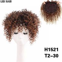 LISI HAIR Sintetiniai trumpi garbanoti perukai moterims Afro Kinky garbanotas perukas su kirpčiukais priaugintais Natūralus Cosplay perukas 20cm