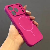 Prabangus skysto silikono telefono dėklas iPhone 17 Air 16 15 14 13 12 17 Pro Max Plus For Magsafe smūgiams atsparus matinis minkštas dėklas iPhone 17 Pro Max balta