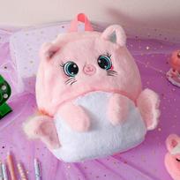 Mokyklinės kuprinės Pliušinė maža kuprinė Mielų pliušinių gyvūnėlių kuprinė Vaikams Vaikams Animacinės kuprinės Kawaii pliušinės piniginės Maža mergaitė China