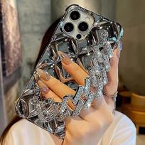 Deimantais dengtas kameros apsaugos prabangus seksualus telefono grandinėlės dėklas iPhone 14 13 15 16 Pro Max 12 11 X XS XR dangtelis su apyranke For iPhone 15ProMax