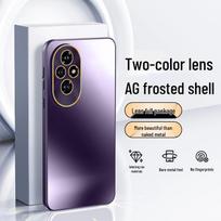 Honor 200 Pro Ultra-Thin Frosted Case with Anti-Fall Lens Protection - Trendy Design for Men and Women Honor 200