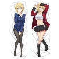 Anime Merginos ir Panzer Kūną Apimantis 150x50cm Pagalvės Užvalkalas Waifu Pagalvė Dakimakura Kawaii Pagalvės Užvalkalas Otaku Ilgas Užvalkalas Patalynė 40x120cm pillowcase
