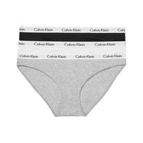 Calvin Klein FW22 Solid Logo Jacquard Sexy No-Show Thong Underwear 3-Pack Women underwear QD3588-999 M white