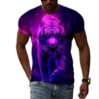 Vasaros tendencija Gyvūnų tigro simbolis 2022 m. grafiniai marškinėliai Vyriški mada Laisvalaikio asmenybės gatvės drabužiai Hip Hop harajuku marginti marškinėliai 4XL