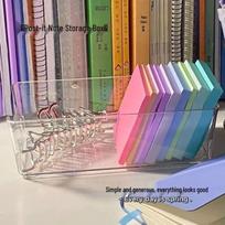 Didelės talpos permatoma plastikinė dokumentų laikymo dėžė egzaminų darbams, registracijai ir pažymėjimams