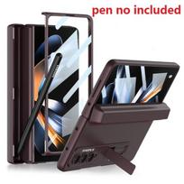 Magnetinis vyris, skirtas „Samsung Galaxy Z Fold 3 Fold 4 Case Pen“ lizdo laikiklio apsauginės plėvelės dangtelis Samsung Z Fold 4 raudona