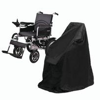 Neperšlampamas lietaus vežimėlio užvalkalas, skirtas elektriniam rankiniu būdu sulankstomam vežimėliui, juodas 100cm*75cm*100cm juoda