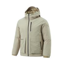 Li Ning Hot Pot Down Series Far Infrared Warm Hooded Versatile Cold Resistant Casual Gore-Tex Printed Zipper Winter Down Jacket Men Jacket AYMU223-2 L