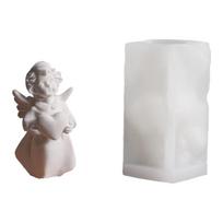 Angel Statue Silicone Candle Molds Multipurpose Silicones Mould for Epoxy Resin Handmade Candle Soap Home Decoration C