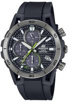 Casio Edifice SOSPENSIONE Safyro Stiklo Laikrodis Įkraunamas Saulės Energija EFS-S640PB-1AJF Vyriškas Juodas/Geltonas juoda