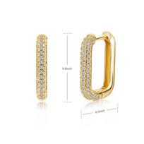 Kvadratiniai apskriti auskarai moterims Prabangus nerūdijančio plieno auskaras 2023 m. tendencija Elegantiški vestuviniai papuošalai Poros dovana aretes mujer