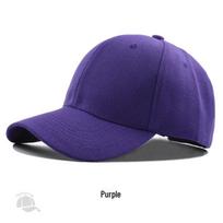Korėjietiška Unisex vienspalvė siuvinėta beisbolo kepuraitė - Apsauga nuo saulės Adjustable (55-59CM) rožinė