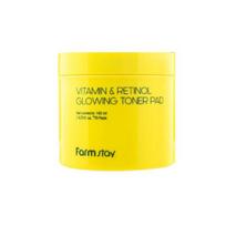 FarmStay Vitamin & Retinol Glowing Toner Pad (140ml / 4.73 fl.oz., 70 pads)  (3 Options) #140ml (70 pads) x 1pcs