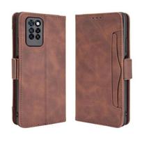 Verslo daugiafunkcis odinis kortelių lizdo laikiklio dėklas, skirtas Infinix HOT 12 Play 12i 11S 10T 10s Piniginės smūgiams atsparus atverčiamas dangtelis, skirtas Note 12 11 10 Pro Nfc Infinix Hot 9 Play juoda
