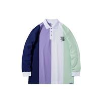 Li-Ning x Steven Harrington Steven Harrington Cartoon Print Color-Block Loose Drop-Shoulder Long Sleeve Polo Shirt Unisex Tops Multicolor APLR143-2 M