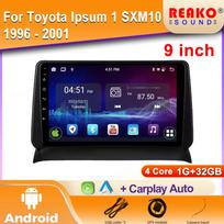 Android Toyota Ipsum 1 SXM10 1996 - 2001 Gaia 1 XM10 1998 - 2001 Pagrindinis įrenginys Multimedijos vaizdo grotuvas Navigacija 2din DVD 4 core 1GB+32GB carplay